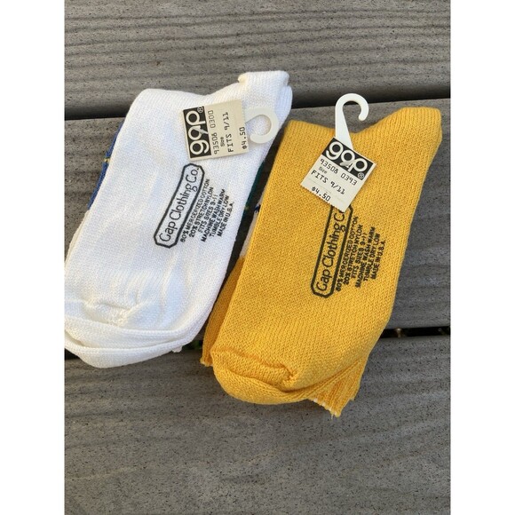 Vintage Gap Spalding Cuff ‘N Crew Argyle Women’s Socks Sizes 9-11 - READ - Picture 3 of 16